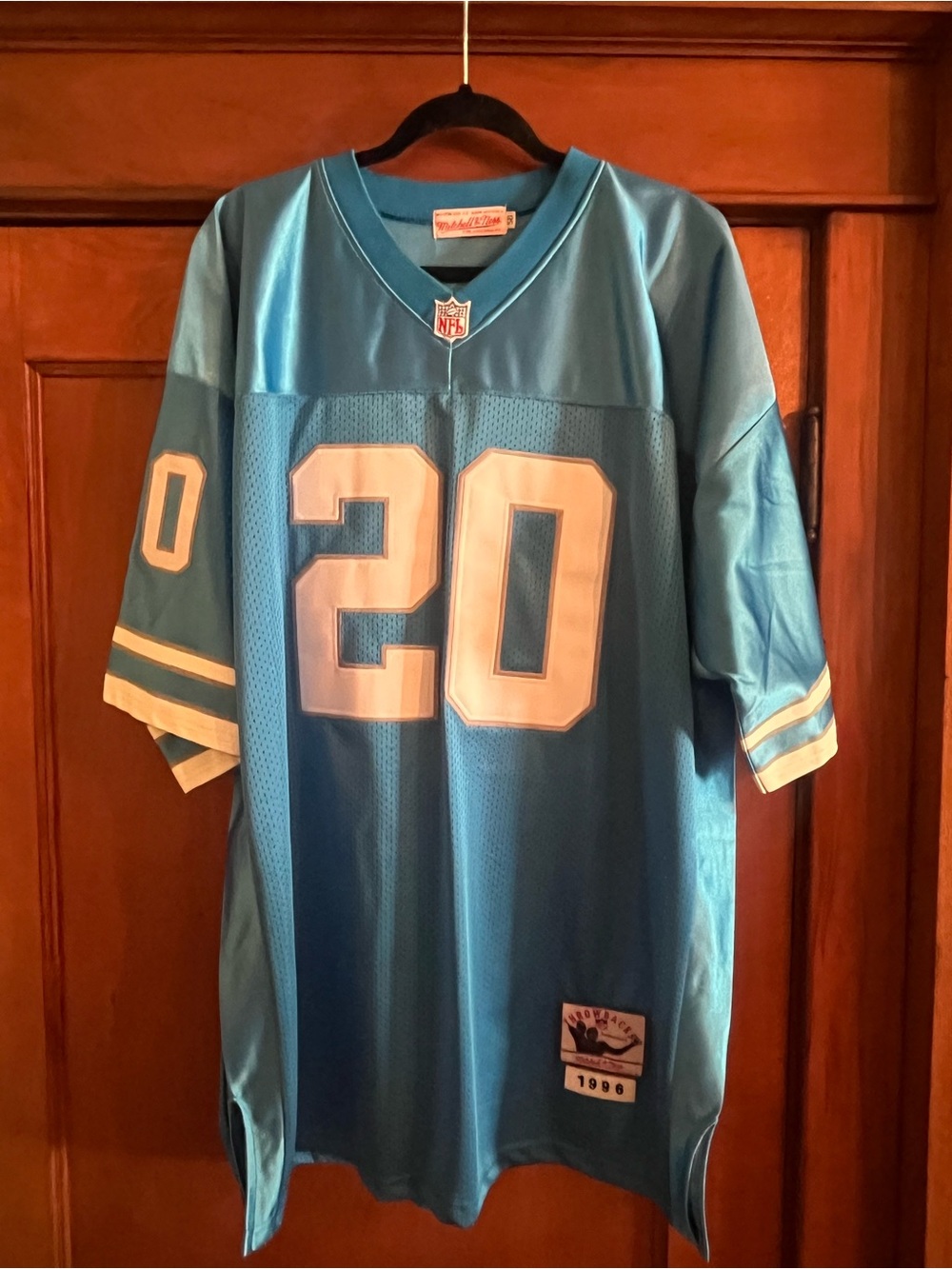 Mitchell & Ness Detroit Lions Barry Sanders Jersey Size 56 3xl